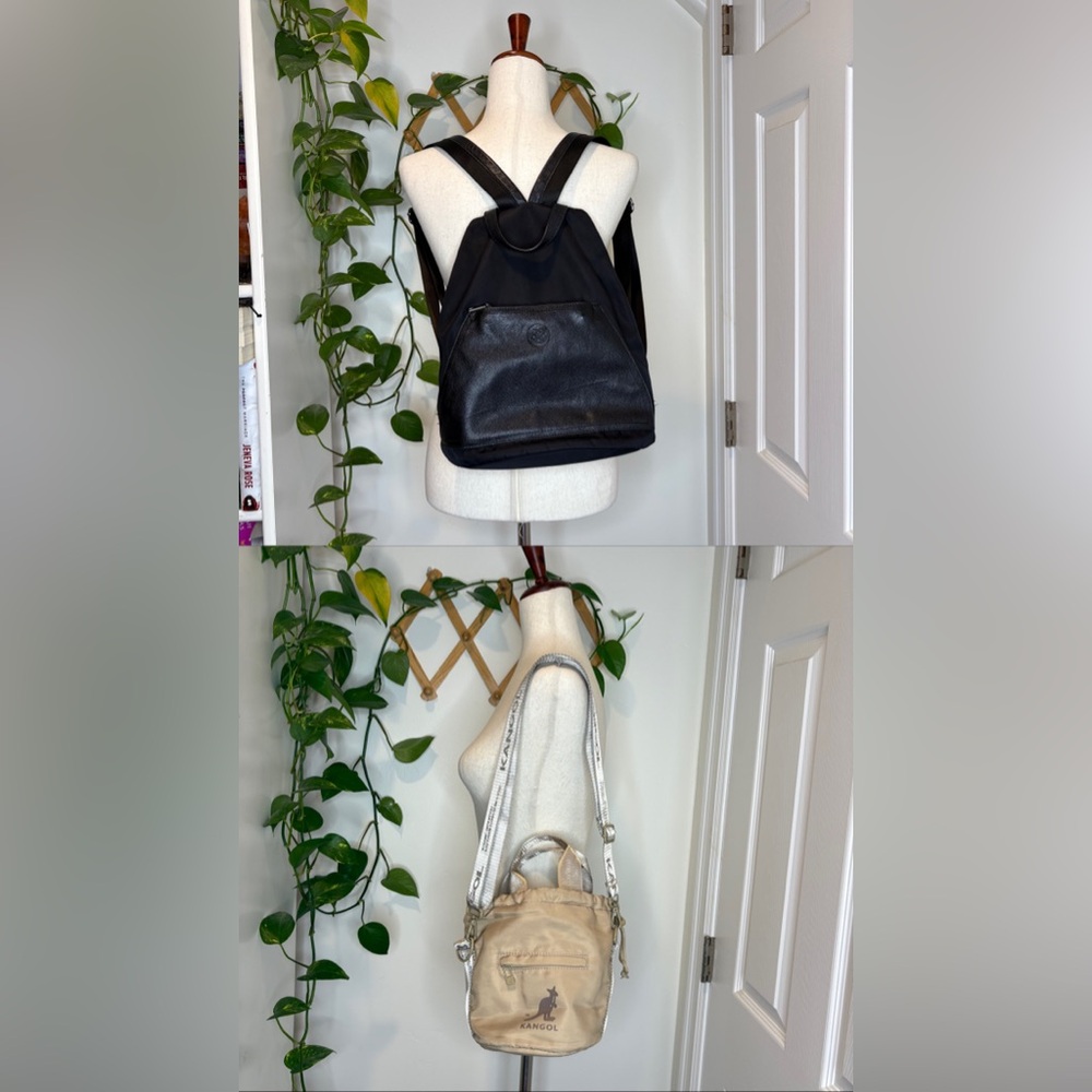 BUNDLE Kangol Bucket Crossbody & Allele Backpack